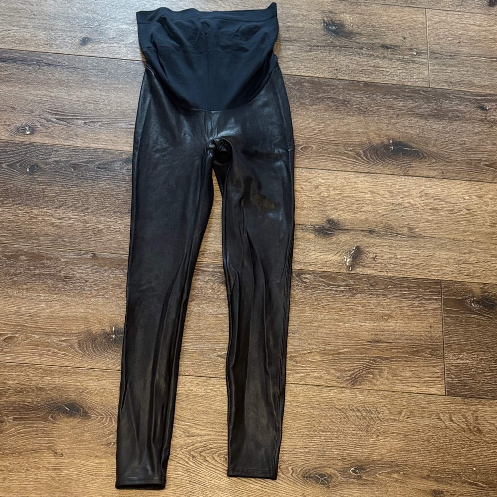 Spanx‎ maternity black leggings medium